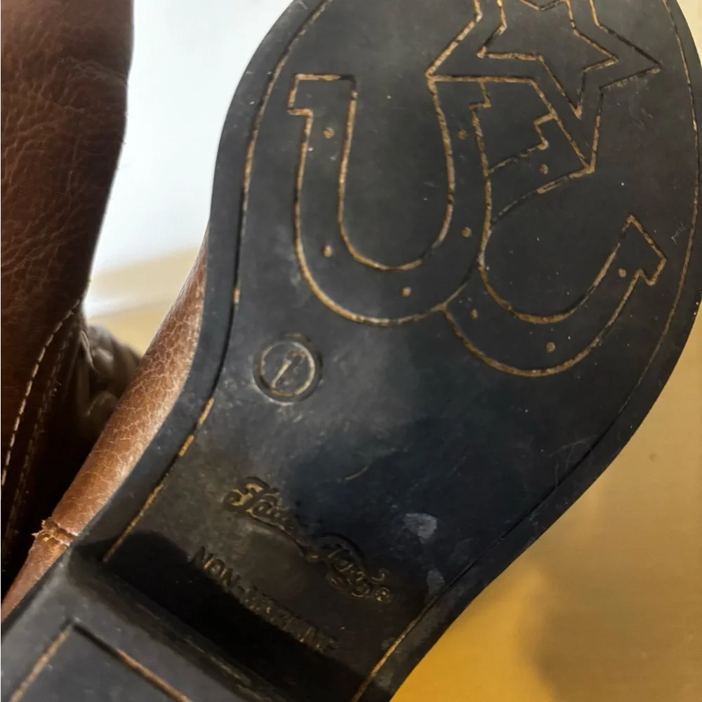Faded glory Brown Western Cowboy Boots 1